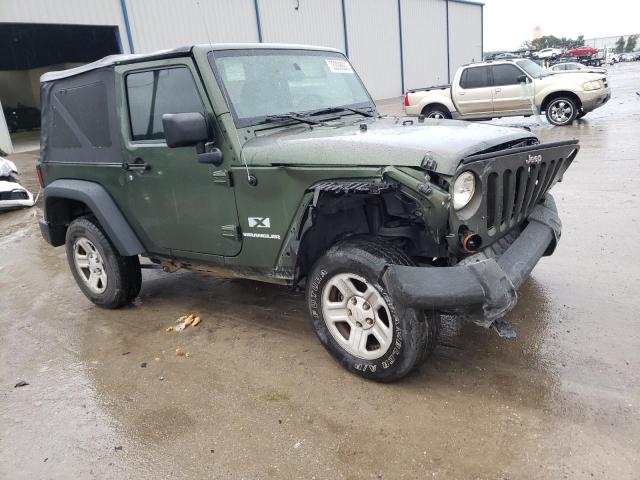 1J4FA24198L642744 - 2008 JEEP WRANGLER X GREEN photo 4