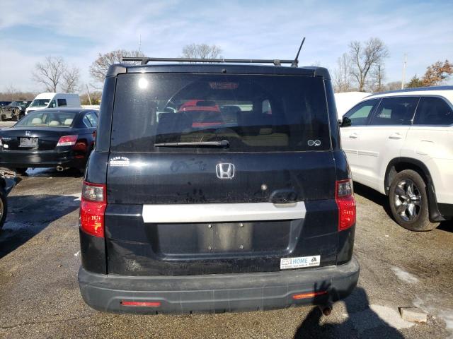 5J6YH1H3XBL002317 - 2011 HONDA ELEMENT LX BLACK photo 6