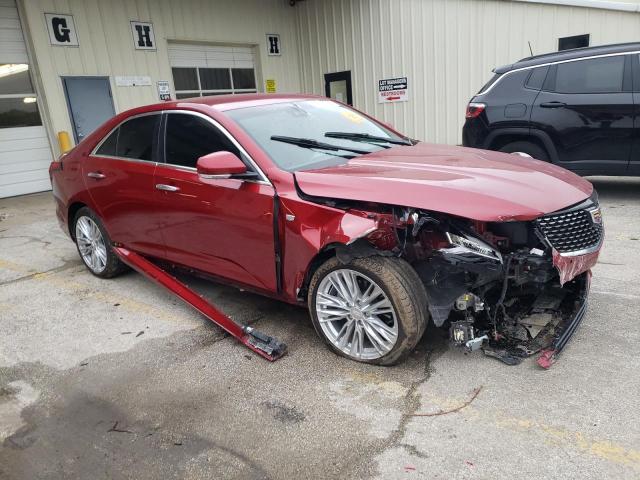 1G6DF5RKXM0118485 - 2021 CADILLAC CT4 PREMIUM LUXURY RED photo 4