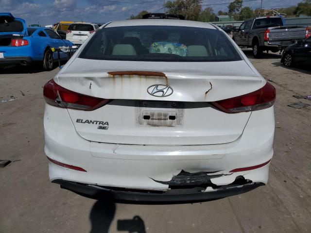 5NPD74LFXJH277277 - 2018 HYUNDAI ELANTRA SE WHITE photo 6