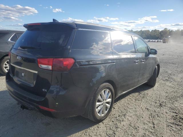 KNDMC5C13F6077090 - 2015 KIA SEDONA EX BLACK photo 3