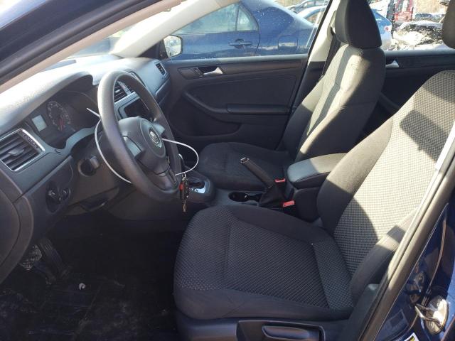 3VW2K7AJ6EM376738 - 2014 VOLKSWAGEN JETTA BASE BLUE photo 7