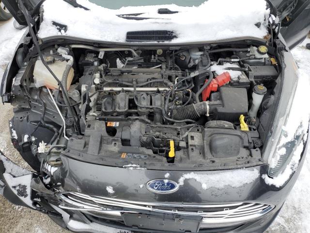 3FADP4BJ6KM133359 - 2019 FORD FIESTA SE GRAY photo 11