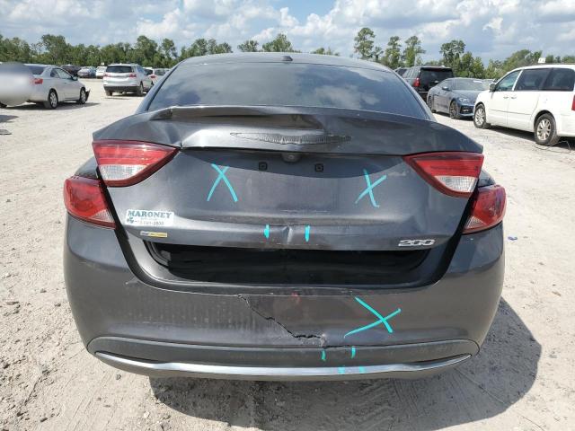 1C3CCCAB4FN607251 - 2015 CHRYSLER 200 LIMITED GRAY photo 6