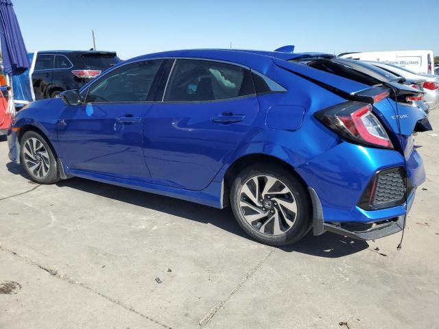 SHHFK7H31KU209195 - 2019 HONDA CIVIC LX BLUE photo 2