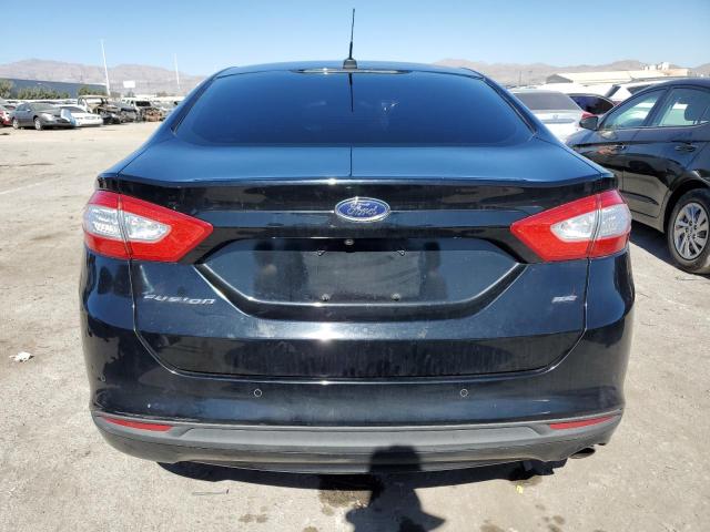 1FA6P0H74G5109104 - 2016 FORD FUSION SE BLACK photo 6