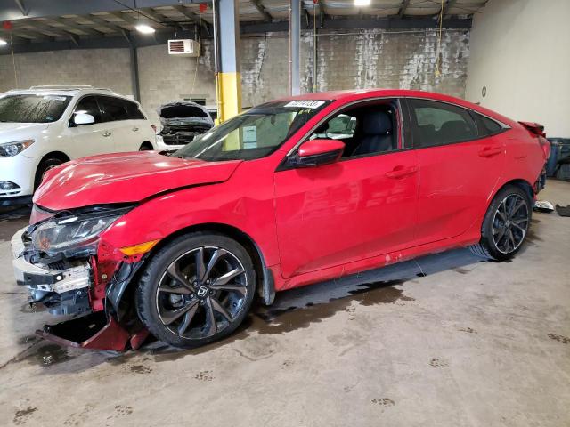 2HGFC2F81KH597668 - 2019 HONDA CIVIC SPORT 红色 照片 1