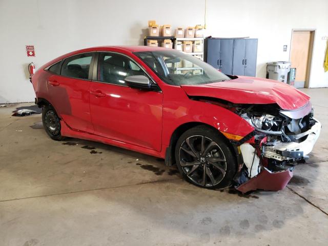 2HGFC2F81KH597668 - 2019 HONDA CIVIC SPORT 红色 照片 4
