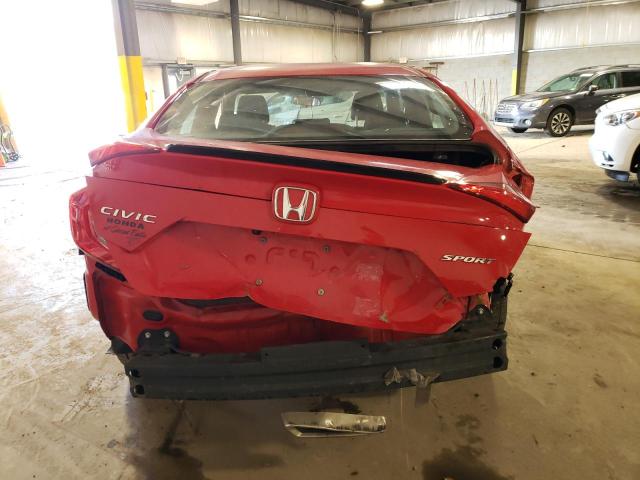 2HGFC2F81KH597668 - 2019 HONDA CIVIC SPORT 红色 照片 6