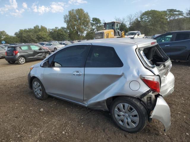 JTDJTUD31CD512046 - 2012 TOYOTA YARIS SILVER photo 2