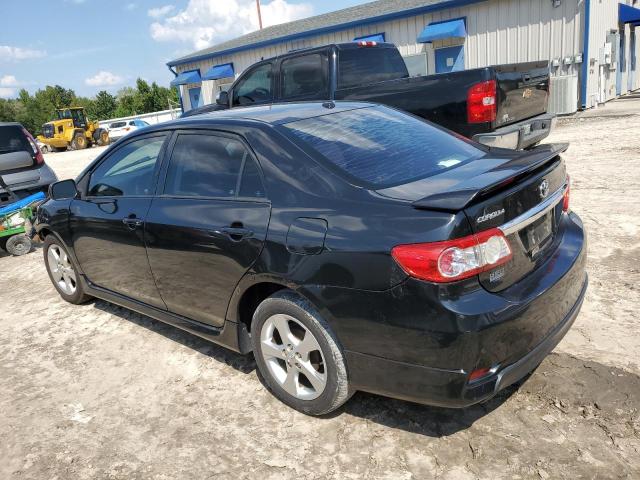 2T1BU4EE6BC653594 - 2011 TOYOTA COROLLA BASE BLACK photo 2