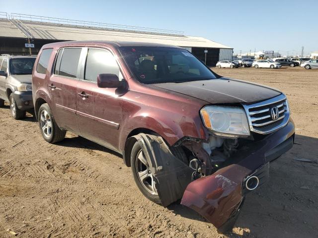 5FNYF3H61DB039604 - 2013 HONDA PILOT EXL MAROON photo 4