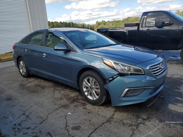 5NPE24AF5GH383022 - 2016 HYUNDAI SONATA SE BLUE photo 4