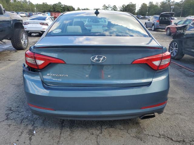 5NPE24AF5GH383022 - 2016 HYUNDAI SONATA SE BLUE photo 6