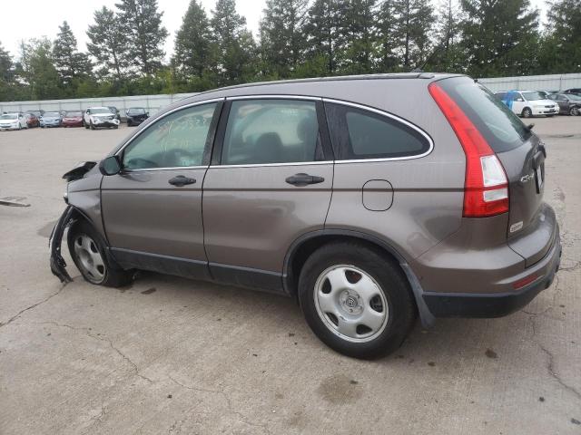 5J6RE3H31AL034077 - 2010 HONDA CR-V LX SILVER photo 2