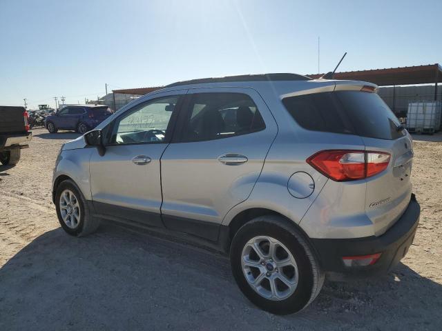 MAJ3S2GE2LC367883 - 2020 FORD ECOSPORT SE SILVER photo 2