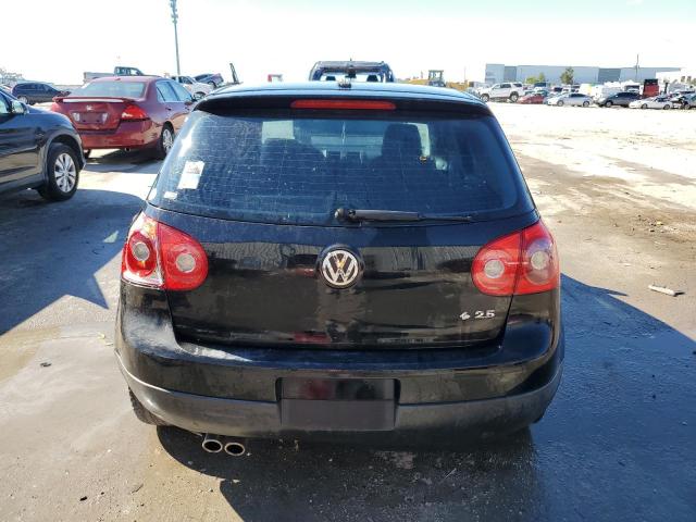 WVWDA71K68W297596 - 2008 VOLKSWAGEN RABBIT BLACK photo 6