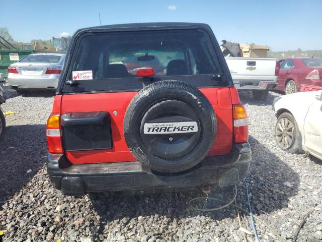 2CNBE1862X6931542 - 1999 CHEVROLET TRACKER RED photo 6