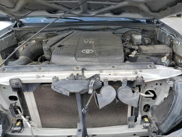 3TMJU62N39M075046 - 2009 TOYOTA TACOMA DOUBLE CAB PRERUNNER SILVER photo 11