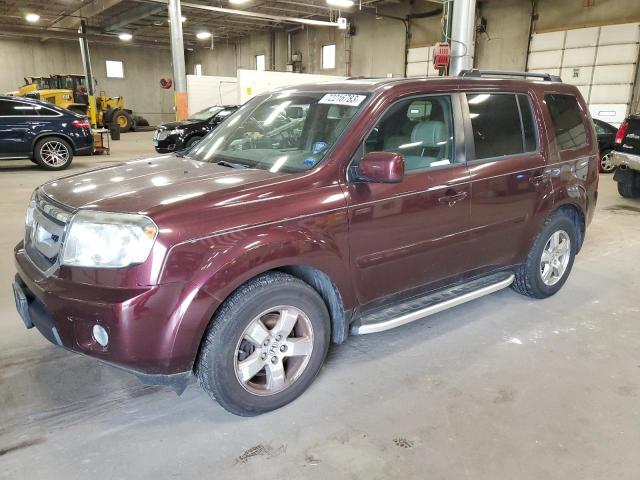 5FNYF4H56BB087433 - 2011 HONDA PILOT EXL BURGUNDY photo 1