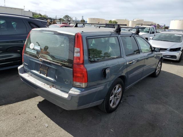 YV1SW59V542404659 - 2004 VOLVO V70 FWD TEAL photo 3