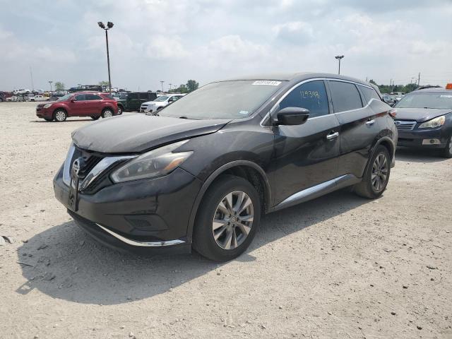 5N1AZ2MG0JN129398 - 2018 NISSAN MURANO S BLACK photo 1