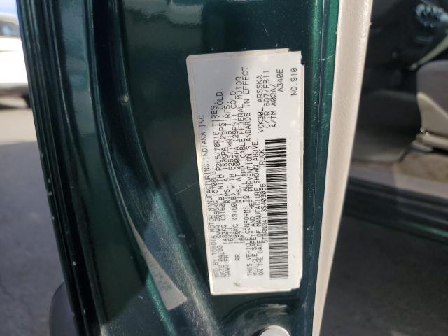 5TBRN34113S403086 - 2003 TOYOTA TUNDRA ACCESS CAB SR5 GREEN photo 12
