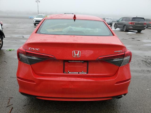 2HGFE2F59NH609487 - 2022 HONDA CIVIC SPORT 红色 照片 6