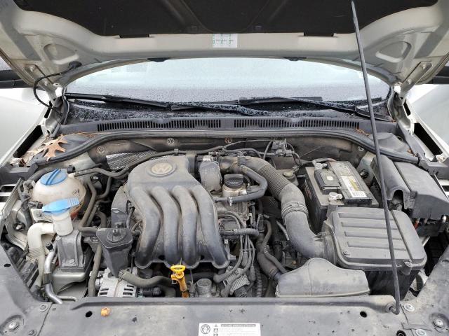 3VW2K7AJ9CM310004 - 2012 VOLKSWAGEN JETTA BASE SILVER photo 11