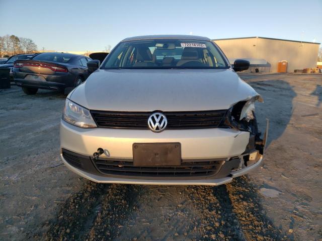 3VW2K7AJ9CM310004 - 2012 VOLKSWAGEN JETTA BASE SILVER photo 5