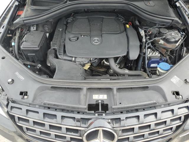 4JGDA5HBXFA615252 - 2015 MERCEDES-BENZ ML 350 4MATIC BLACK photo 12