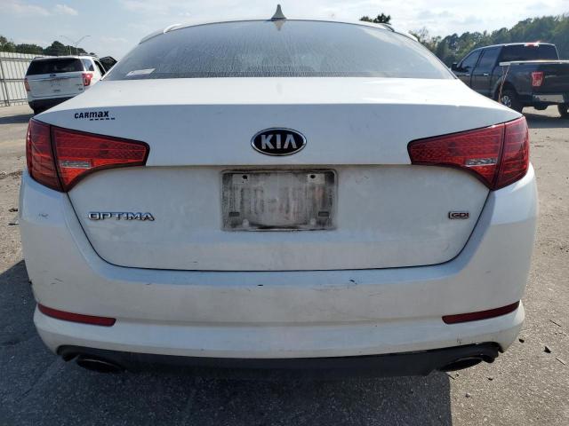 5XXGM4A7XDG204573 - 2013 KIA OPTIMA LX WHITE photo 6