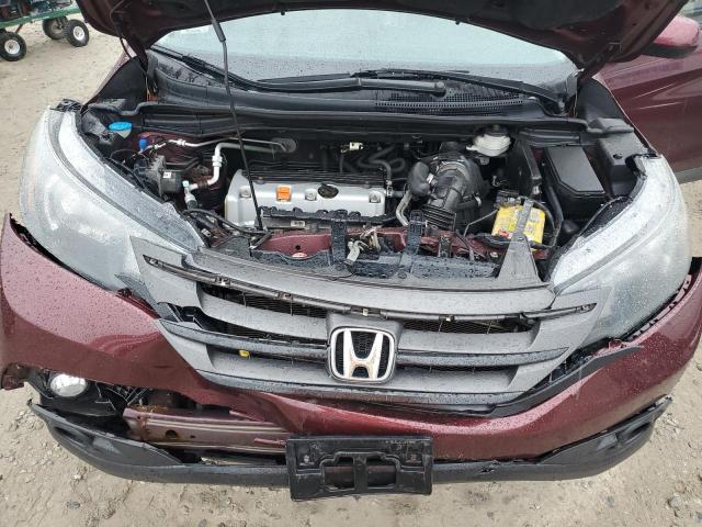 5J6RM4H74DL031139 - 2013 HONDA CR-V EXL BURGUNDY photo 12