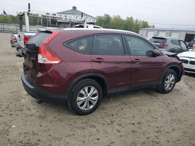 5J6RM4H74DL031139 - 2013 HONDA CR-V EXL BURGUNDY photo 3