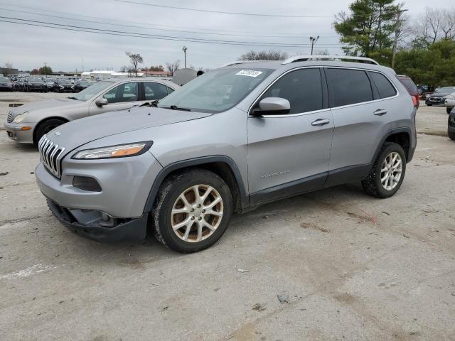 1C4PJLCS4EW102934 - 2014 JEEP CHEROKEE LATITUDE GRAY photo 1