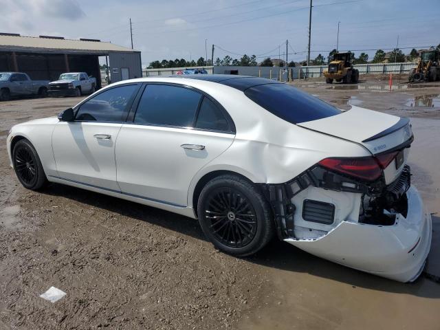 W1K6G6DB8NA102285 - 2022 MERCEDES-BENZ S 500 4MATIC WHITE photo 2