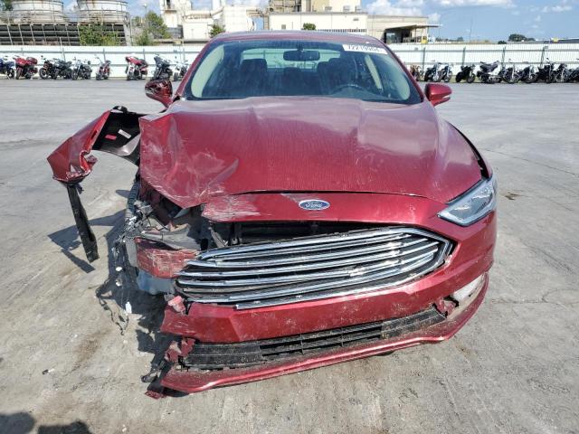 3FA6P0HD5HR155917 - 2017 FORD FUSION SE MAROON photo 5