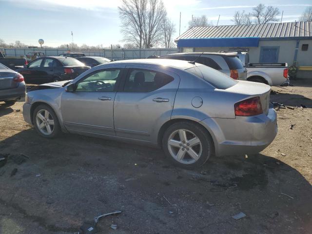 1C3CDZCB6DN741690 - 2013 DODGE AVENGER SXT SILVER photo 2