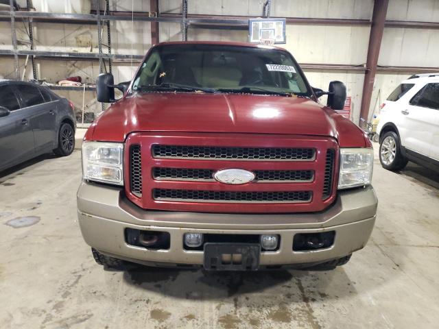 1FMNU45SX5EA84510 - 2005 FORD EXCURSION EDDIE BAUER MAROON photo 5