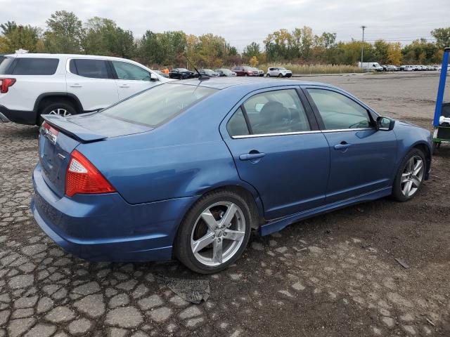 3FAHP0KC6AR309579 - 2010 FORD FUSION SPORT BLUE photo 3