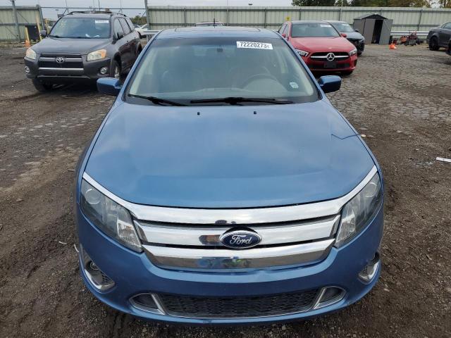 3FAHP0KC6AR309579 - 2010 FORD FUSION SPORT BLUE photo 5