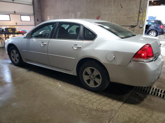 2G1WB5EK6A1214839 - 2010 CHEVROLET IMPALA LT SILVER photo 2