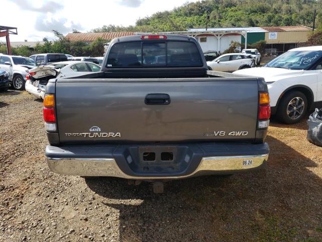5TBBT44124S452523 - 2004 TOYOTA TUNDRA ACCESS CAB SR5 GRAY photo 6