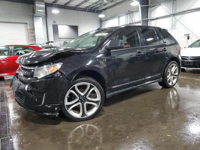 2FMDK4AK8BBA75836 - 2011 FORD EDGE SPORT BLACK photo 1