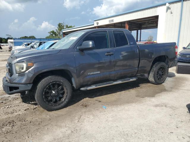 5TFRM5F15FX089671 - 2015 TOYOTA TUNDRA DOUBLE CAB SR GRAY photo 1