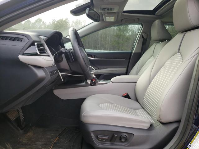 4T1S11AK8NU668510 - 2022 TOYOTA CAMRY SE NIGHT SHADE BLUE photo 7