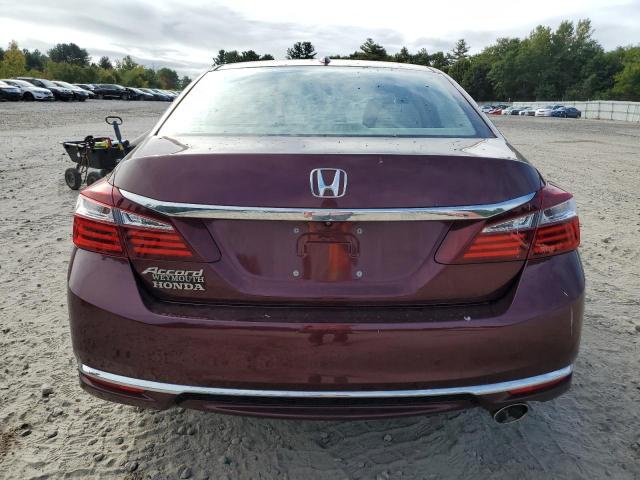 1HGCR2F74HA040690 - 2017 HONDA ACCORD EX MAROON photo 6