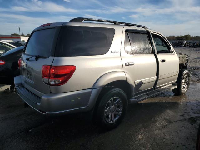 5TDZT38A97S296804 - 2007 TOYOTA SEQUOIA LIMITED SILVER photo 3