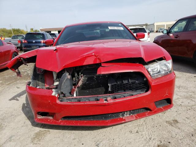 2C3CDXBG6DH571650 - 2013 DODGE CHARGER SE RED photo 5