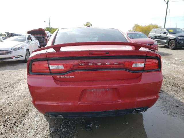 2C3CDXBG6DH571650 - 2013 DODGE CHARGER SE RED photo 6